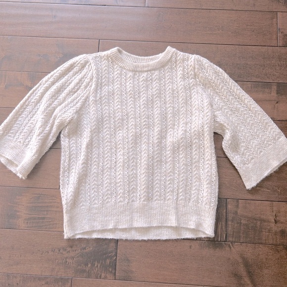 Saint Tropez cream sweater. Size medium. - Picture 1 of 3